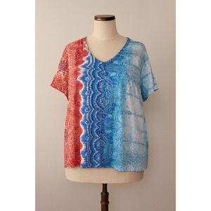 Catherines 3XWP Shirt T-shirt Petite‎ Women Mature Grandmacore Boho Cottagecore